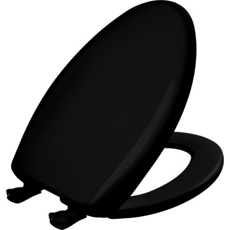 Black cushion deals toilet seat