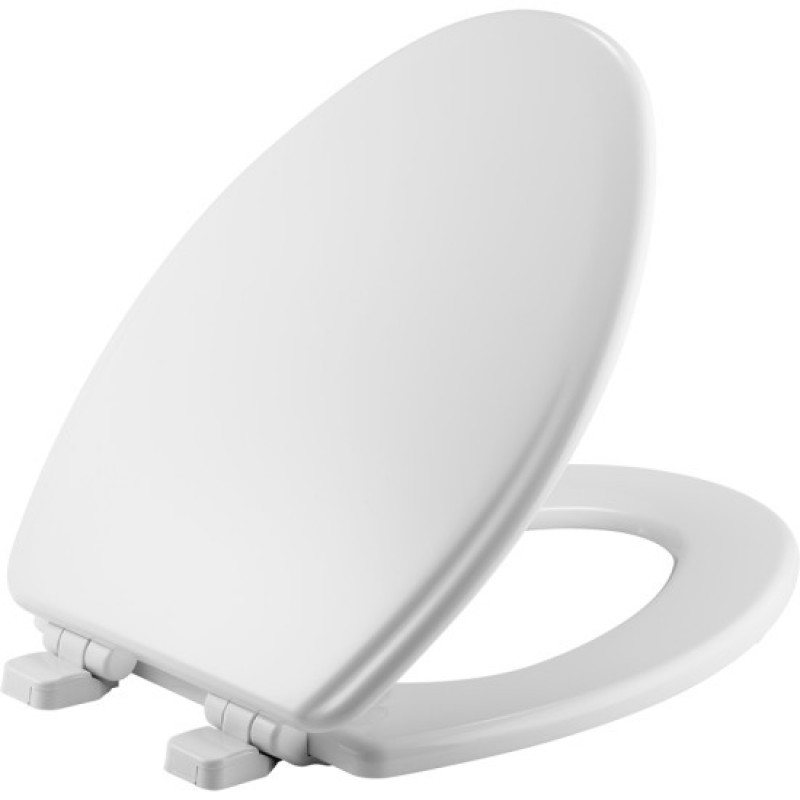 Jamestown Elongated Soft Close Front Toilet Seat in White