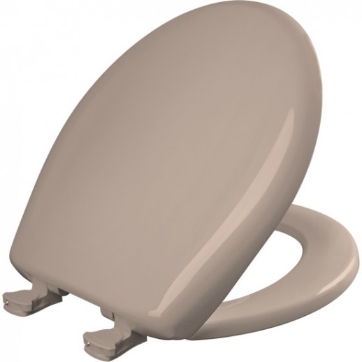 Round Plastic Brown Bemis Toilet Seats